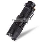 Outdoor Riding Bicycle Light Cycling Handbar Front Bike Lamp Torch Waterproof ZOOMable Flashlight With Battery Supply thumbnail-2