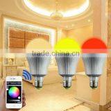 Wholesale Multi-color Changed Phone Wifi Led Bulb Lights E27 thumbnail-1