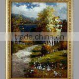Classical Home Antique Decorativ Solid Wood Frame Oil Painting thumbnail-1