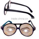 Funny Eye Disguise Glasses Toy Tricking Prop for Halloween April Fools' Day Costume Party Accessory Male Style thumbnail-4