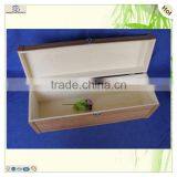 Высококачественные деревянные винные коробки из бамбука с одним петлевым замком thumbnail-3