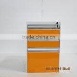 3 Drawer Metal Mobile Pedestal/movable File Cabinet
