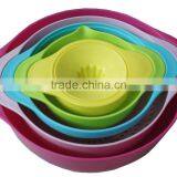 5pcs Plastic Lemon Juicer and Colaner in Mixing Bowl Set thumbnail-2