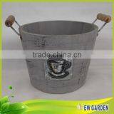 2015 Trending Hot Products Round Flower Pot Molds/Barrel Shape Flower Pot thumbnail-4