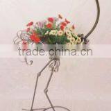YS88005 Metal Bird Garden Pot of Flower Arragement Made in Xiamen With Size 18*11*41" thumbnail-1