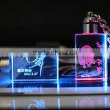 Crystal Key Chains With Led Lights
