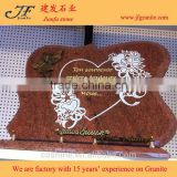 red chinese carved headstone pet headstone memorial plaques
