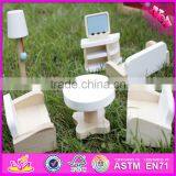 2016 Newest Baby Wooden Doll Furniture, Top Fashion Kids Wooden Doll Furniture, Best Chiodren Wooden Doll Furniture W06B045 thumbnail-4