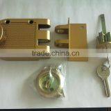 High Quality Rim Night Latch Door Lock With Keys thumbnail-3