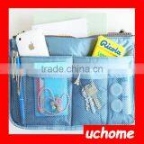 UCHOME Nylon Fabric Double Zipper Multifunctional Bag Organizer Cosmetic Bag thumbnail-6