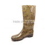 New Prints Fashion PVC Rain Boots With Polyester Lining Waterproof Boots thumbnail-3
