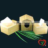 Wholesale Square Bamboo Tissue Box thumbnail-1