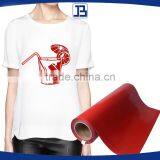 Flex PU Vinyl Heat Transfer for Clothing, Chinese Red thumbnail-1