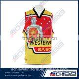 European Cheap Youth Basketball Uniforms Clothing Design Wholesale thumbnail-2