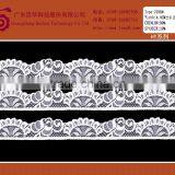 Beautiful Netting Embroidered Africa Handcut Lace Trimming Fabric for Garments thumbnail-1