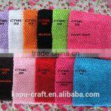 Solid Color 9 Inch Girls Crochet Tube Top Lined Crochet Tube Top for Tutus