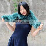 CX-S-26C Fashion Wholesale High Quality Raccoon Fur Scarf For Women thumbnail-6