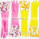 Good Quality Bicolor Long Household Latex/rubber Gloves thumbnail-5