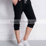 Cheap Bulk Customzied Stylish Black Plain Half Pants for Men thumbnail-2