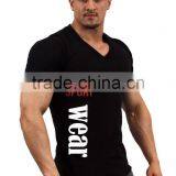 Workout t Shirt for Man,Gym Fitness 95% Cotton 5% Elastane T Shirt thumbnail-3