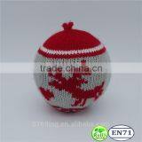 Decoration Knitting Stocking X'mas Decoration Knitted Stocking Snowflake Pattern Knitted Stock thumbnail-3