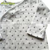 Long-Sleeved Cotton Baby Clothes One Piece Winter Design Smocked Baby Romper thumbnail-4