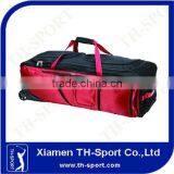 Royal Red Custom Wheeled Baseball Equipment Bag thumbnail-1