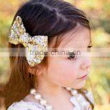 Sequin Material Bow Design Girls Hair Clips, Sequin Hair Clips thumbnail-4