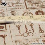 Sewing Tool Printed Canvas Zakka Fabric Western-style Linen&Cotton Fabric Patchwork Textile for Tablecloth 160cm thumbnail-1