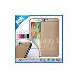 Metal Aluminum IPhone 6 Plus Protective Case , Gold Two Layer Ultra Thin Mobile Phone Shells