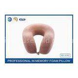 Molded Memory Foam Travel Neck Pillow For Car / Reading , U Shaped Travel Pillow thumbnail-1