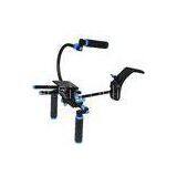 Double Handles + Universal Baseplate + Shoulder Pad DSLR Camera Shoulder Rig Multi-Function thumbnail-1