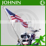Promotional No MOQ 75D Polyester Custom Flags for Motorcycle