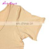 Fast Delivery Reversible Soft Organic Bamboo Nude Round Neck Blank Fashion Tshirt thumbnail-5