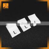 Small Size Flag Shape Garment Bag Shoes Woven Label