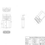 Cheap and High Quality 4 Pins Type C Plug USB Connector Made by Copper Alloy and PBT Used for Data Cable thumbnail-4