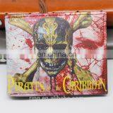 Pirates of the Caribbean Men's Wallets Money Clip Wallet PU Purse for Men Women Wallet thumbnail-1