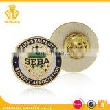 Gold Custom Brass Officer Institution Enamel Pin Badge With Eagle thumbnail-5