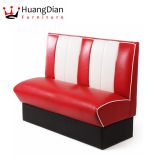 PU leather seating restaurant sofa booth dining furniture (HD641)