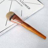 Hot Sale High Quality Flat Foundation Brush Makeup Brush Customized OEM Factory Burlywood thumbnail-2