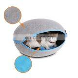 2019 Fashion Trends Cute Egg Shaped Felt Cat Bed thumbnail-1