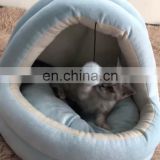 Manufacturer wholesale warm short plush soft pp cotton yurt cat folding bed