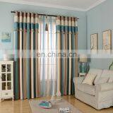 Hot Selling 100% Polyester Ready Made Blackout Window Curtains Rideaux For The Living Room With Attached Valance thumbnail-7