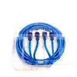 Car Audio 2 Canales Twisted 18 ft RCA Cables Revestidos 18 'OFC thumbnail-2