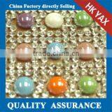 0117L China Supplier High Quality Rhinestone Beaded Trim,rhinestone Beaded Trim for Dresses,wholesale Rhinestone Beaded Trim thumbnail-1