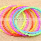 Silicone Bracelet Woman Wristband Hand Mosquito Repellent Neon Luminous Elastic Hair Band Quality Choice thumbnail-1