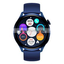 Hw66 Amoled Hd Touch Screen Round Watch Ip68 Waterproof Alipay Offline Payment Health Detection Smartwatch Man Woman