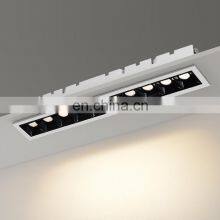 New Design Aluminum Indoor IP20 10watt 20watt 30watt SMD Recessed LED Grille Lamp thumbnail-2