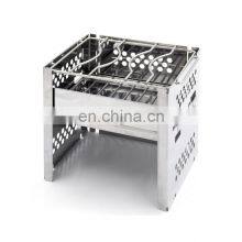 Outdoor Portable Stainless Steel Charcoal Camping Bbq Grill thumbnail-5