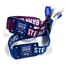 Custom Programmable Tag Rfid Fabric Disposable Wristbands Nfc Vip Ticket Festival Bracelet Woven Rfid Wristband Event thumbnail-3